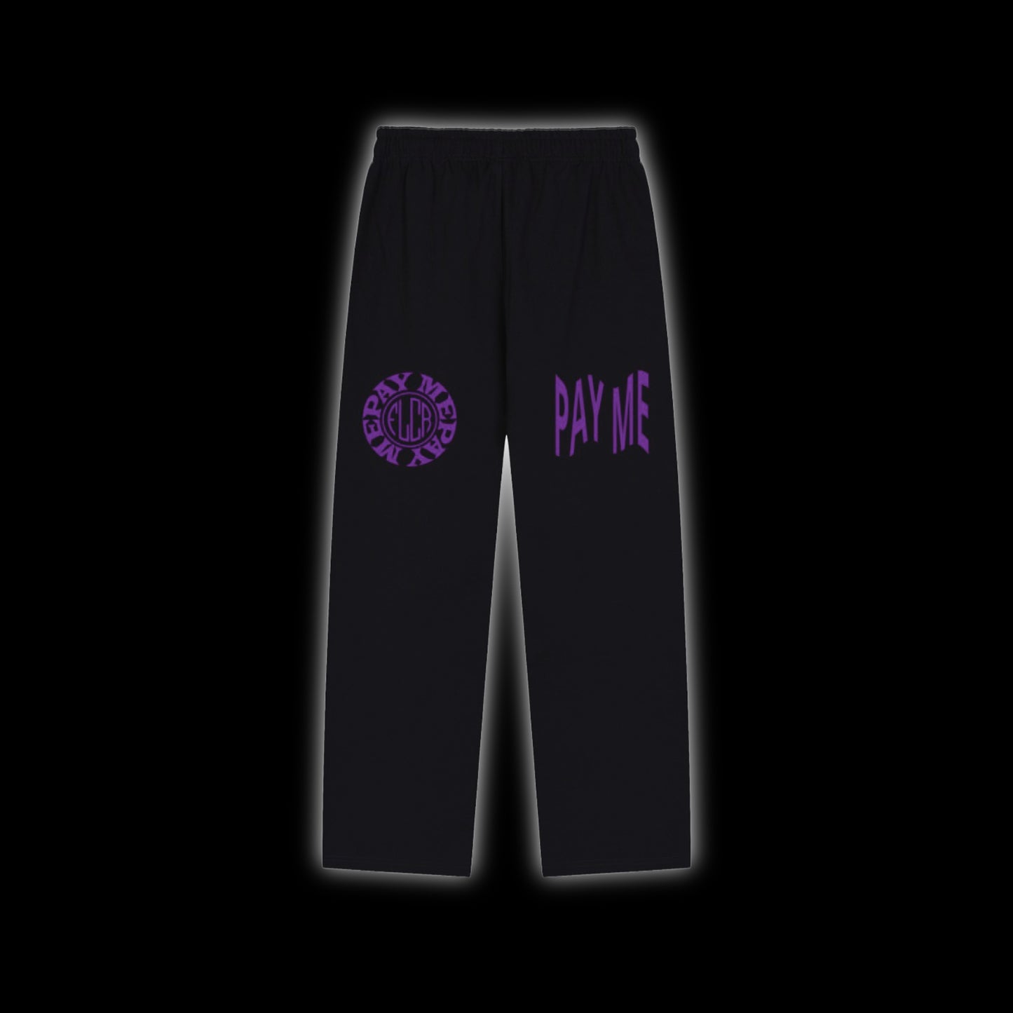 FLCR “PAY ME” straight leg sweat pants
