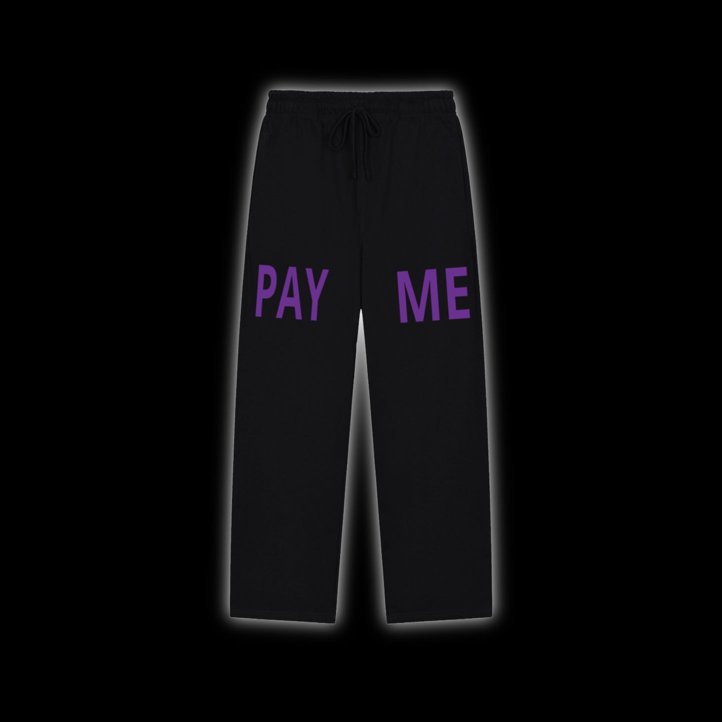 FLCR “PAY ME” straight leg sweat pants